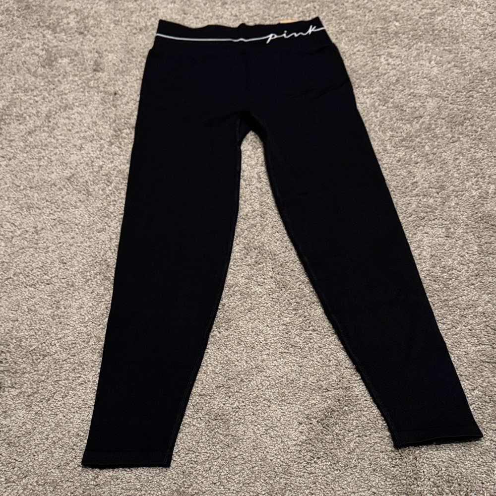 PINK Victoria's Secret Black Leggings
